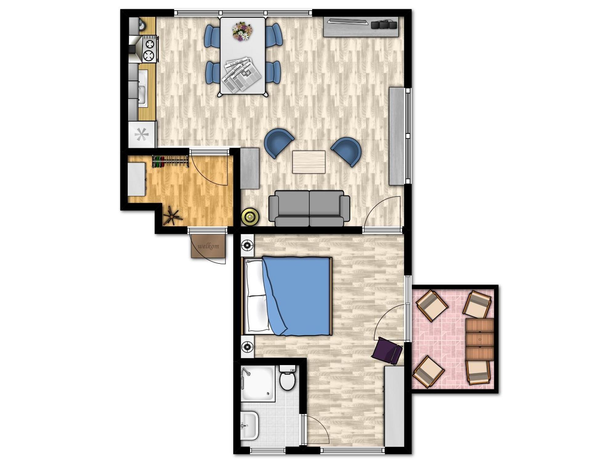 Haus Coordes 01 Apartment *